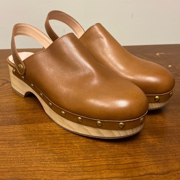 J Crew Convertible leather clogs BA188 - Picture 3 of 6